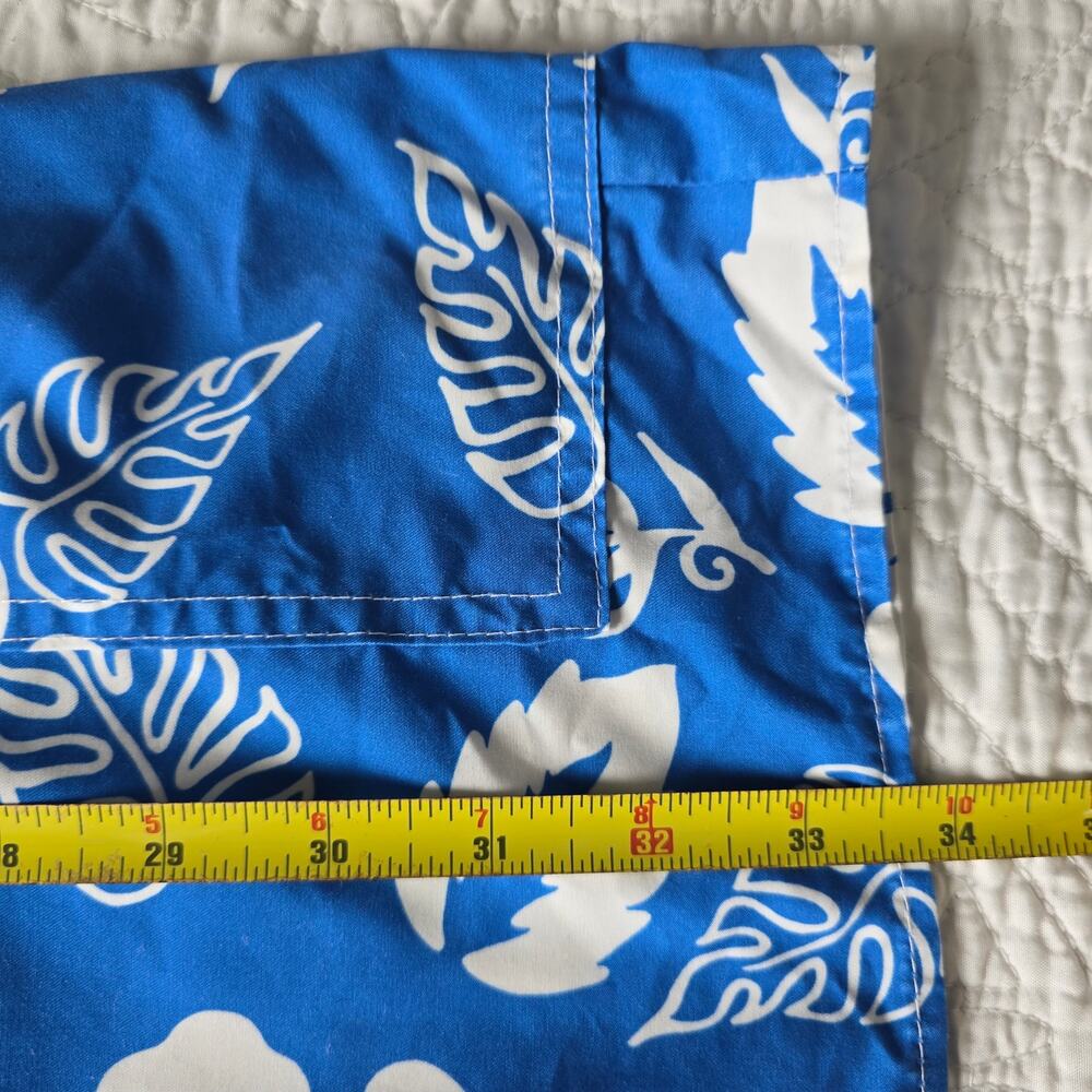Vintage Hana 70s Surf Style Tropical Mini Slip Dress Blue Size S/M Made in USA - Picture 11 of 11